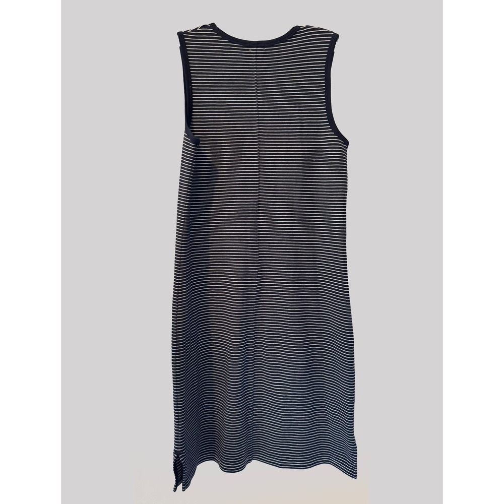 J Crew Dress Womens Extra Small Navy Blue White Striped Sleeveless Tank Casual - Picture 3 of 10